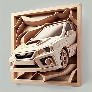 3D модель Subaru 1000 (STL)